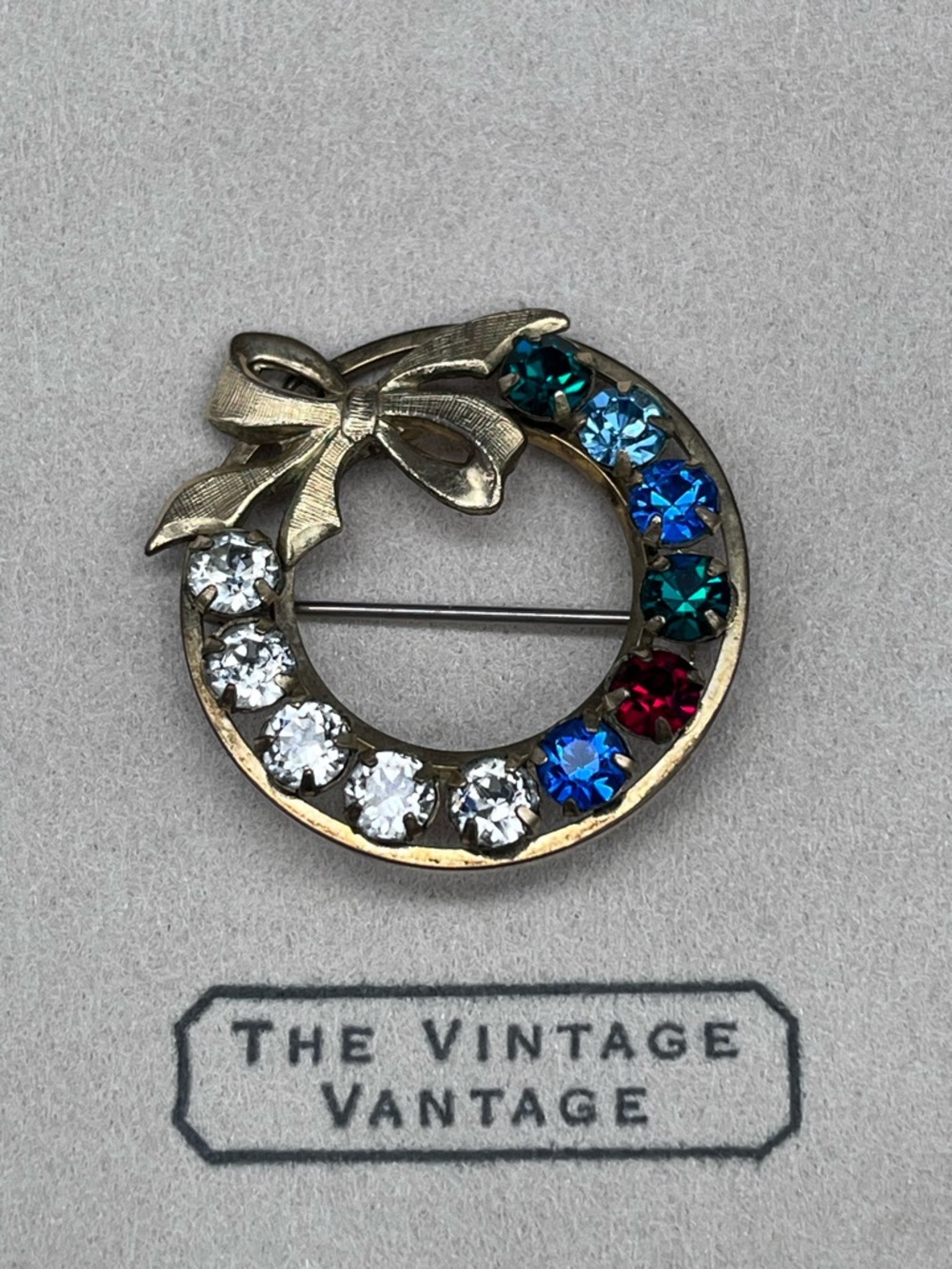 Van Dell Gold Filled Family Brooch